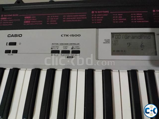 Casio CTK-1500 used keyboard for sale large image 3