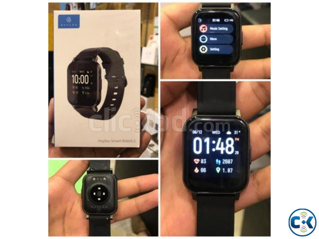 Xiaomi Haylou LS02 Smart Watch Waterproof Black large image 2