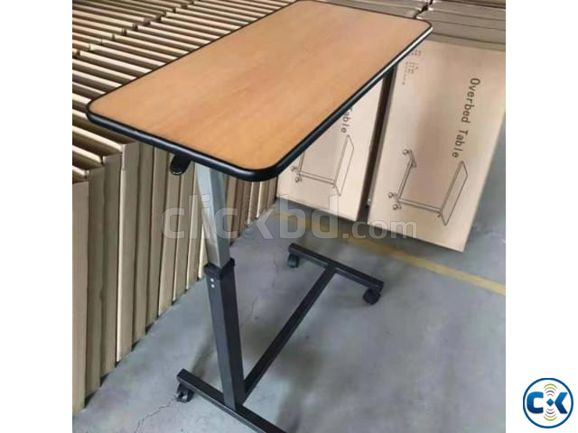 Height Adjustable Overbed Table Food Table for Patient large image 0