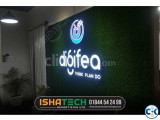 Acrylic High Letter LED Sign 3D Sign Letter Arrow Sign Board