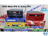 Luminous NXG 1450 Solar IPS Exide 1450 Non Solar IPS