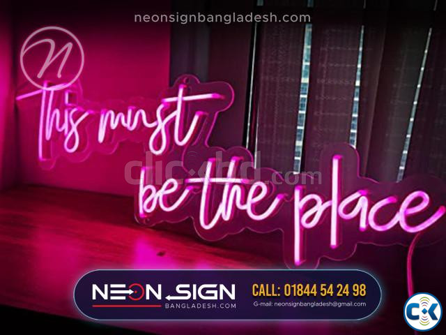 Neon Sign Bangladesh Dhaka Your Dream Neon is Here large image 0
