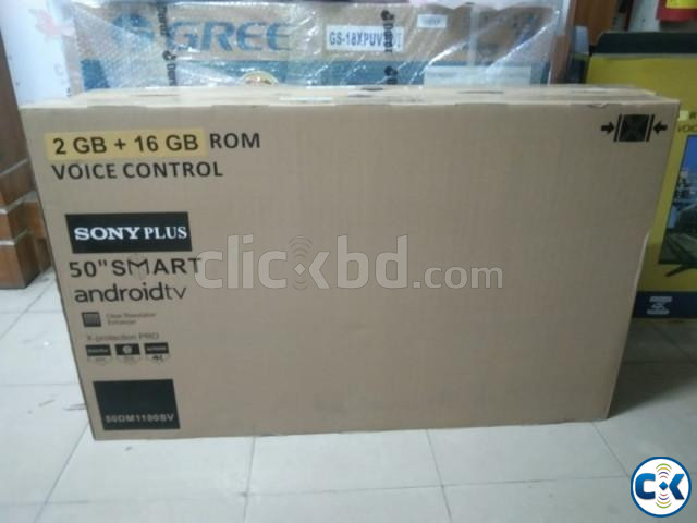 50 Inch Sony Plus 4K Frameless Android Smart TV large image 1