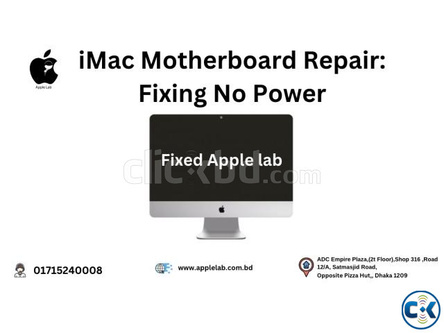 iMac Motherboard Repair Fixing No Power large image 0