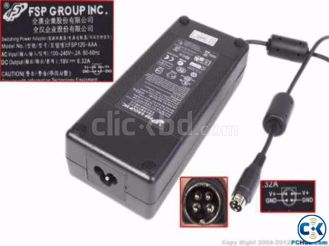 Laptop Adapter 15V 10A 4-Pin Din 3-Prong FSP150-AGB. large image 0