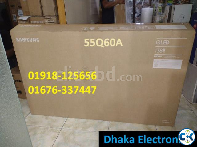 55 inch SAMSUNG Q60A QLED 4K HDR SMART TV Official large image 0