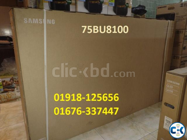 SAMSUNG 75 inch BU8100 CRYSTAL UHD 4K VOICE CONTROL TV large image 2