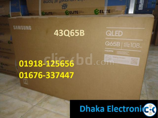 43 inch SAMSUNG Q65B VOICE CONTROL QLED 4K HDR TV large image 0