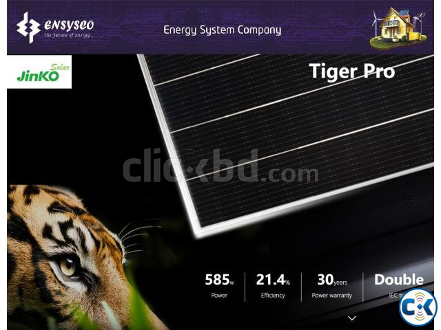 Jinko Solar Tiger Pro 550 Watt Mono-Facial Panel large image 4