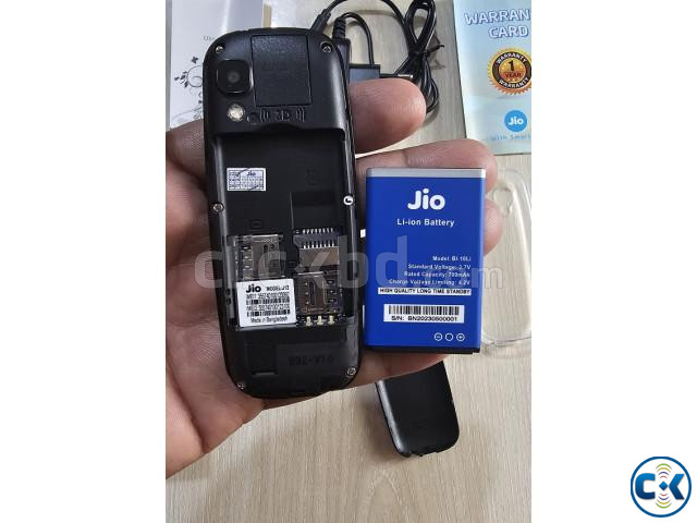 Jio J12 Mini Phone Dual Sim Black large image 3