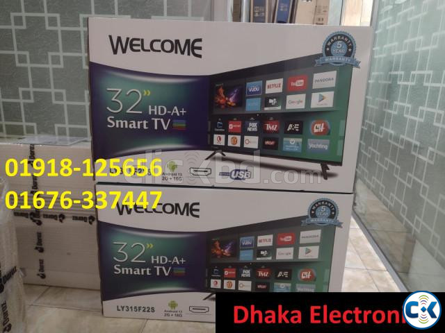 WELCOME 32 inch 4K SUPPORT FRAMELESS ANDROID SMART TV large image 0