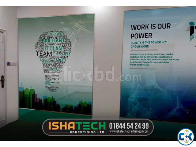 IT Glass sticker printing service in Bangladesh. A colorful large image 3