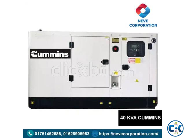 Cummins 40kVA 32kw Generator Price in Bangladesh. large image 0