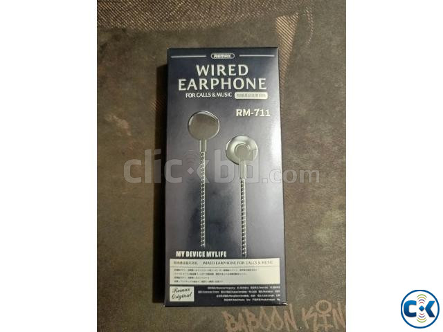 REMAX RM-711 WIRED EARPHONE large image 0