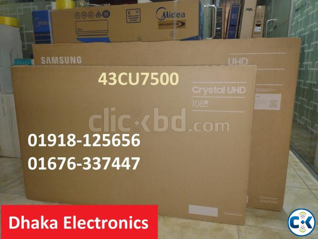 SAMSUNG CU7500 43 inch UHD 4K SMART TV PRICE BD Official large image 0