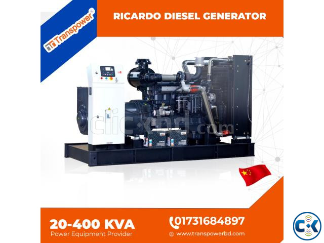 350 KVA Ricardo Engine Diesel generator China  large image 0