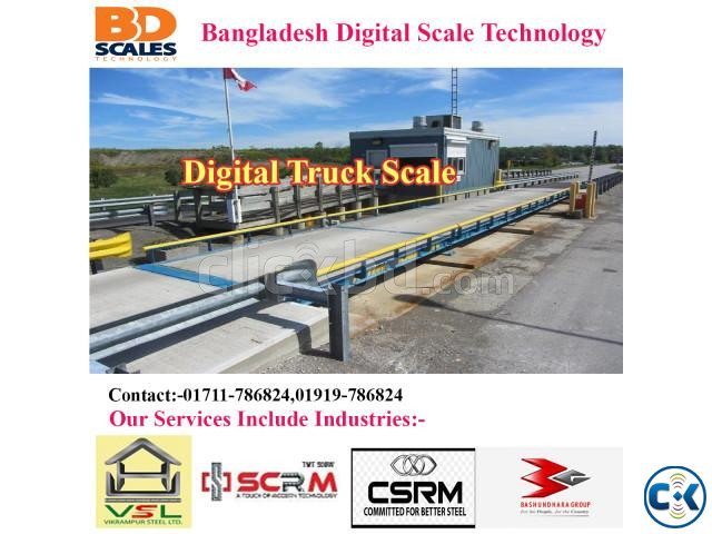 3 x 7m 40-Ton Digital Truck Scale large image 0