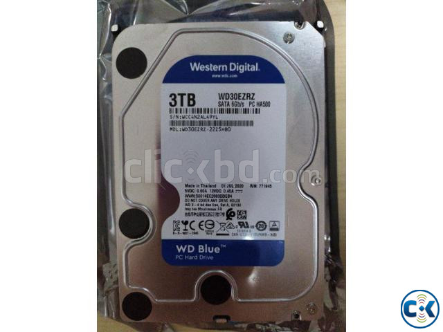 WD Blue 3TB Desktop Hard Disk Drive SATA 6Gb s 64MB Cache large image 0