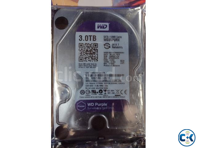 WD Purple 3TB HDD SATA 6Gb s 64MB Cache 3.5 Inch 1Year Warra large image 0