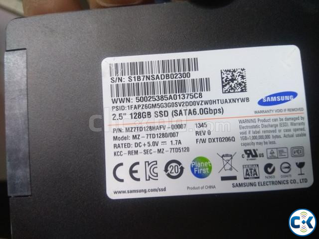 Genuine SSD Samsung 128 GB With Warranty 1 Year large image 1