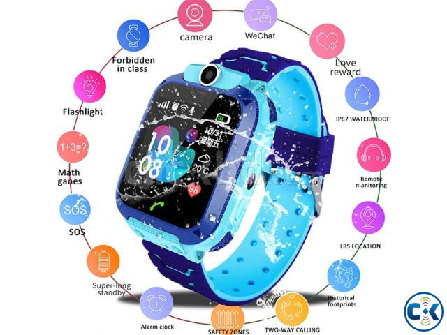Q12 Kids GPS LBS Smart Watch Touch Sim Supported Anti-loss D large image 1