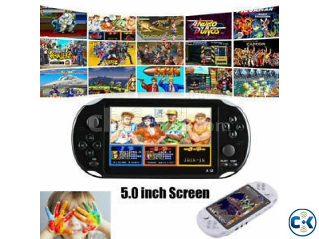 X7 Handheld Game Console Kids Game Player 10000 Games Build large image 0