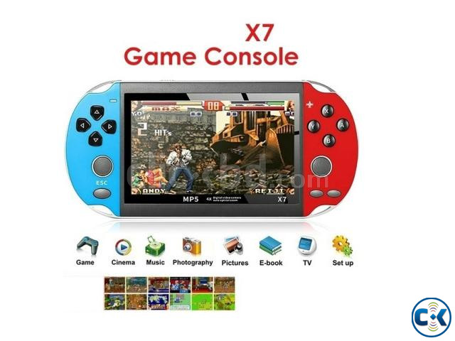 X7 Handheld Game Console Kids Game Player 10000 Games Build large image 1