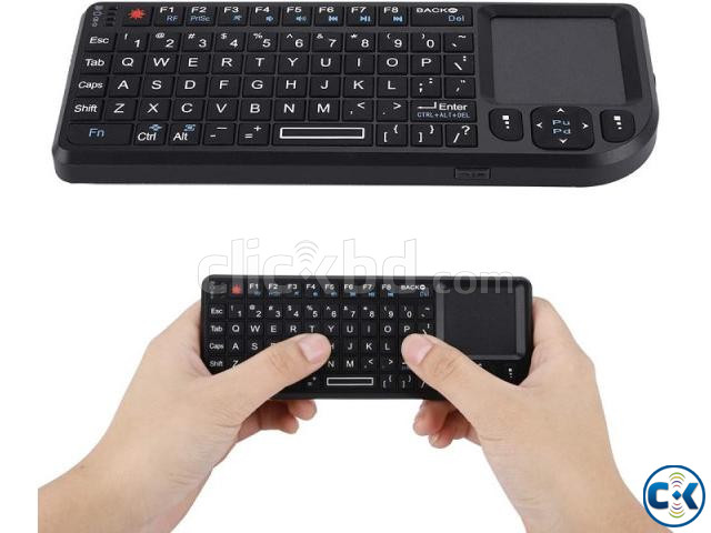 X1 Ultra Mini Wireless Keyboard With Touchpad Rechargeable H large image 0