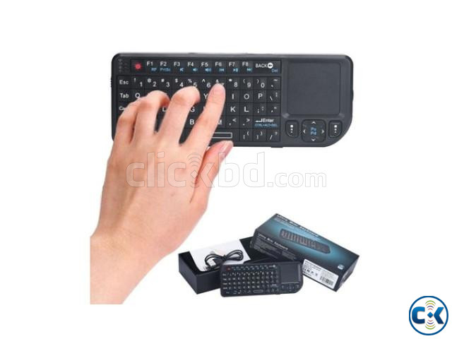 X1 Ultra Mini Wireless Keyboard With Touchpad Rechargeable H large image 2