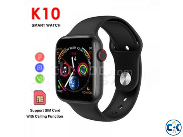 K10 Smartwatch Single Sim Call Sms Touch Display Fitness Tra large image 0