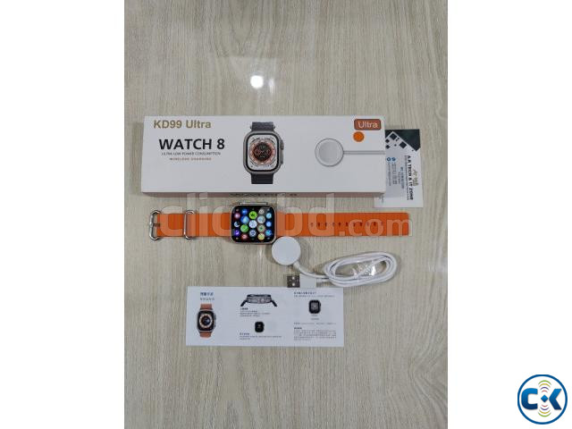 KD99 Ultra Smartwatch 1.99 Inch Waterproof Wireless Charging large image 4