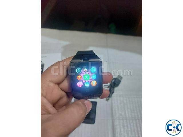 Q18 Smart Mobile Watch Full Touch Single Sim Smart watch large image 3