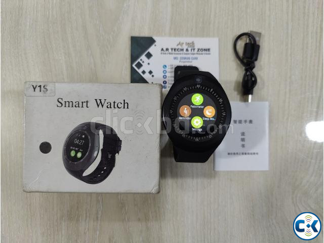 Y1S Smart Mobile Watch Touch Round Display Call Sms Camera B large image 3
