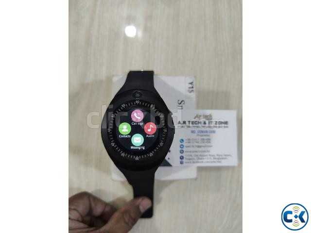 Y1S Smart Mobile Watch Touch Round Display Call Sms Camera B large image 4
