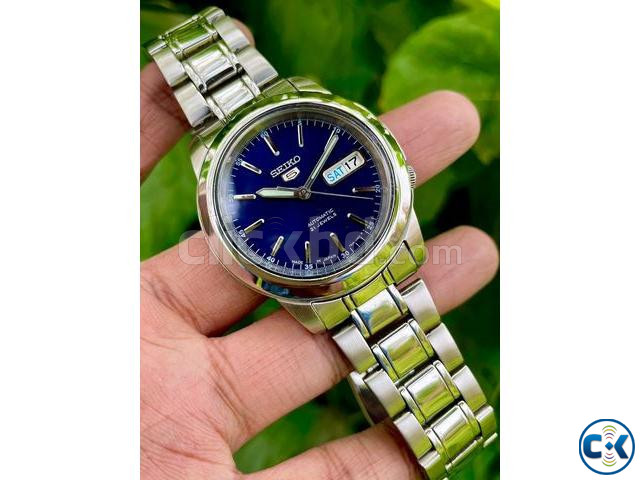 Exclusive Gorgeous SEIKO 5 SNKE52 Royal Blue Automatic Watch large image 0
