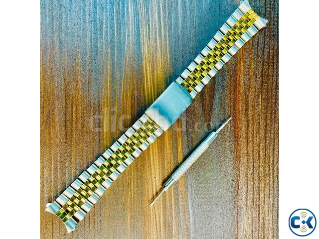 Brand New Stainless Steel 316L Jublilee Watch Strap large image 2