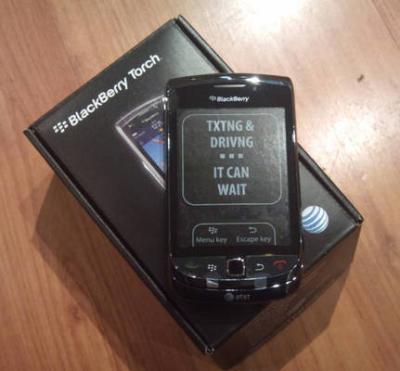 Intact condition Boxed Blackberry Torch 9800 large image 0