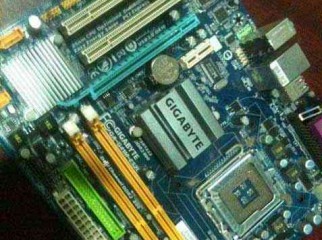 Gigabyte 41 Intel Chip Mainboard Built In HD Sound