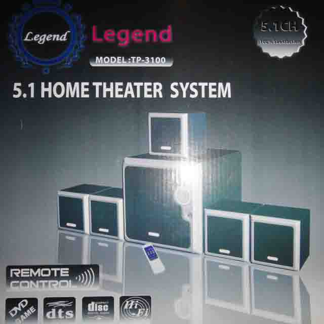 Legend 5 1 Home theater System Model-TP3100 large image 0