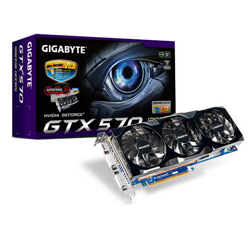 Gigabyte GTX 570 Windforce3 OC Edition 1.2GB GDDR5 large image 0