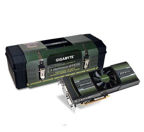 Gigabyte GTX 590 With Ultimate Gaming Bundle M8000 large image 0