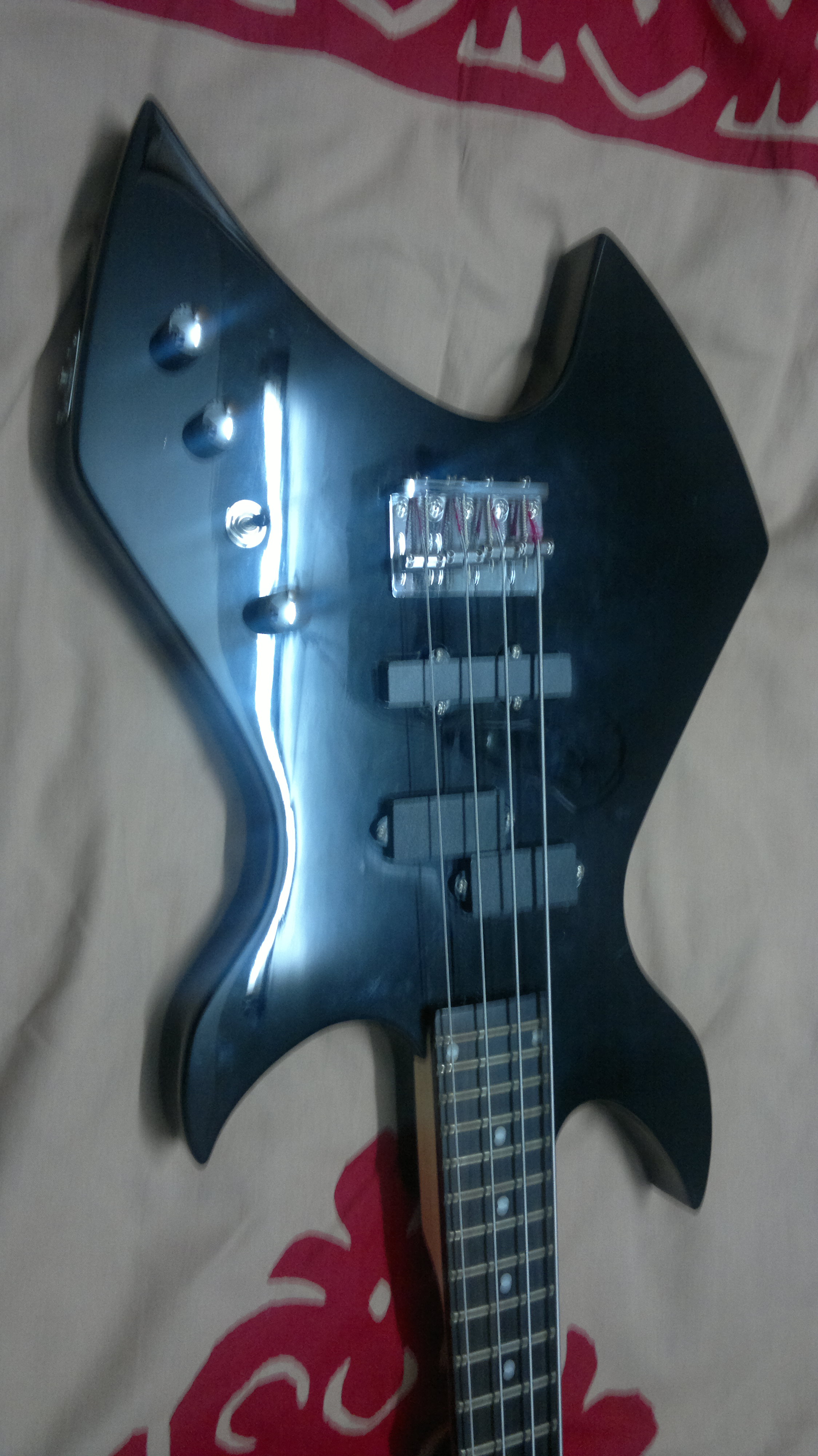 Four string custom Bass guitar. large image 0