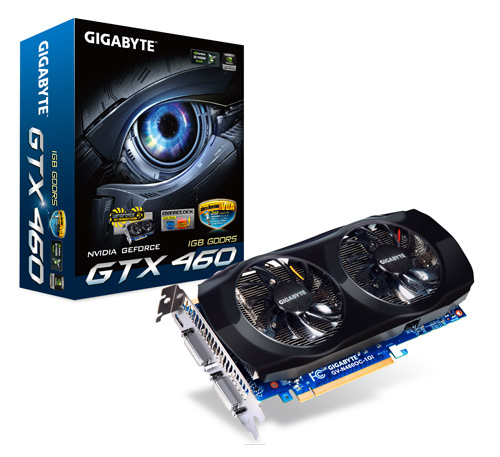 Gigabyte GTX460 1GB DDR5 Grapics Card large image 0