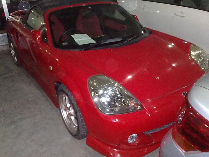 2004 TOYOTA MRS CONVERTIBLE CHERRY RED COLOR - DHAKA large image 0