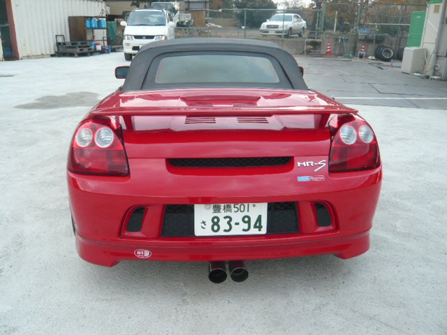2004 TOYOTA MRS CONVERTIBLE CHERRY RED COLOR - DHAKA large image 1
