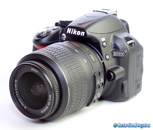 nikon 3100 18-55mm 55-300mm extra battery flash sd bag large image 0