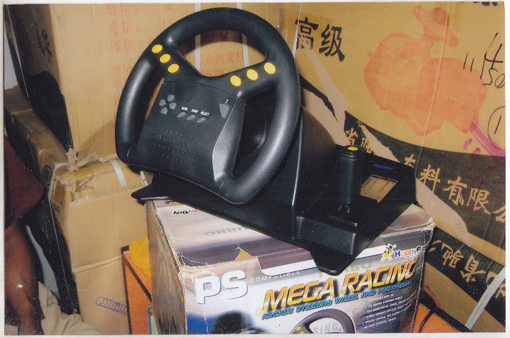 Play Station1 2 3 Racing Game Controller Wheel-Gear console large image 0