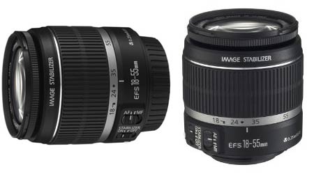 Canon EF-S 55-250mm and EF-S 18-55mm large image 1