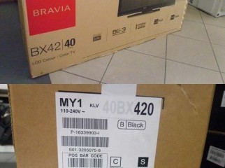 sony bravia bx320 32 LCD TV with 5 years warranty