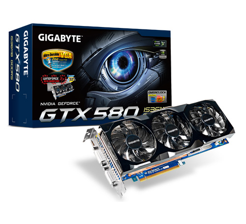 GIGABYTE GV-N580UD-15I GeForce GTX 580 large image 0